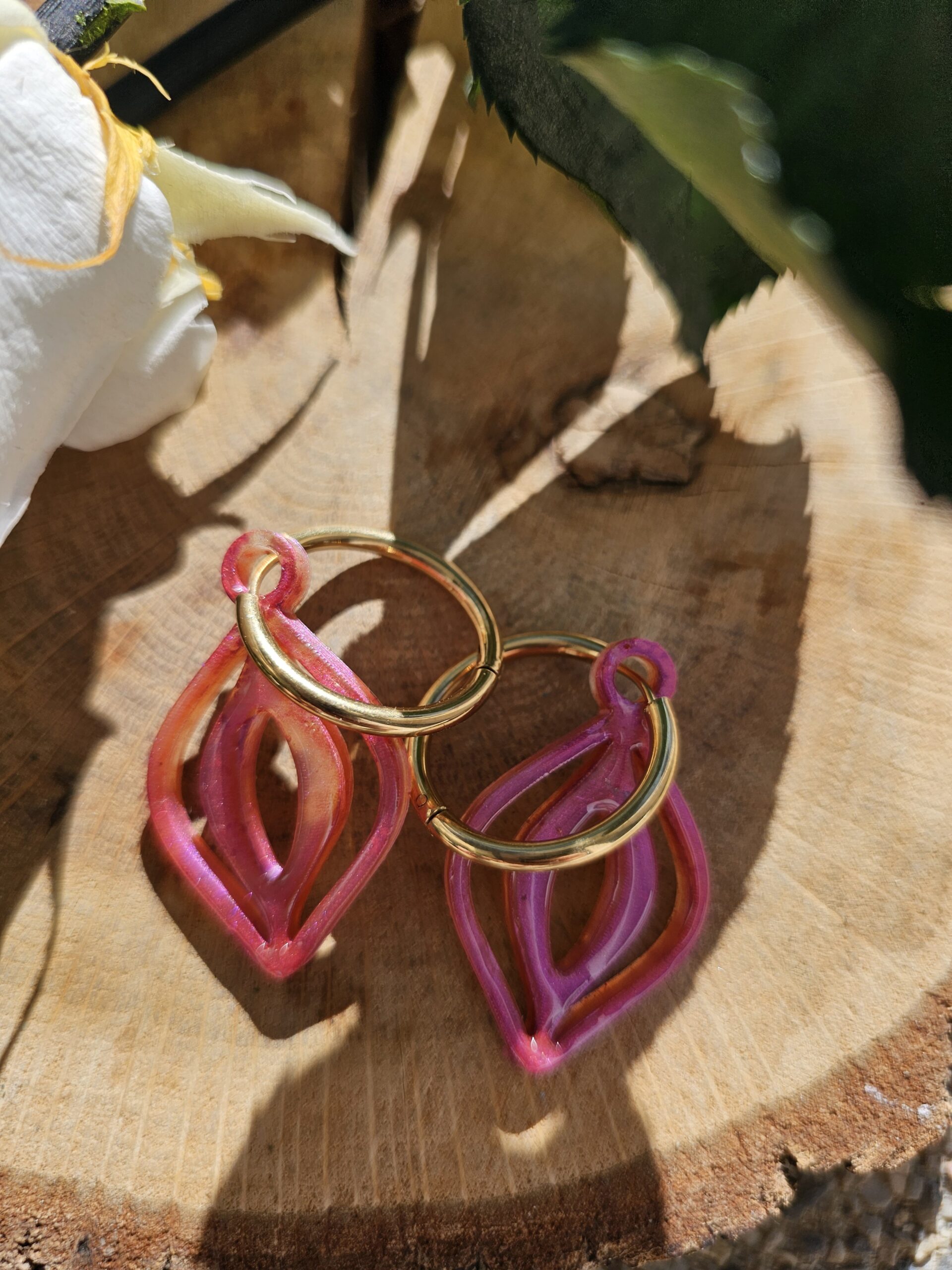 Le Generateur de Moulettes à Paillettes - Boucles d'oreilles en crochets ou créoles – Image 10