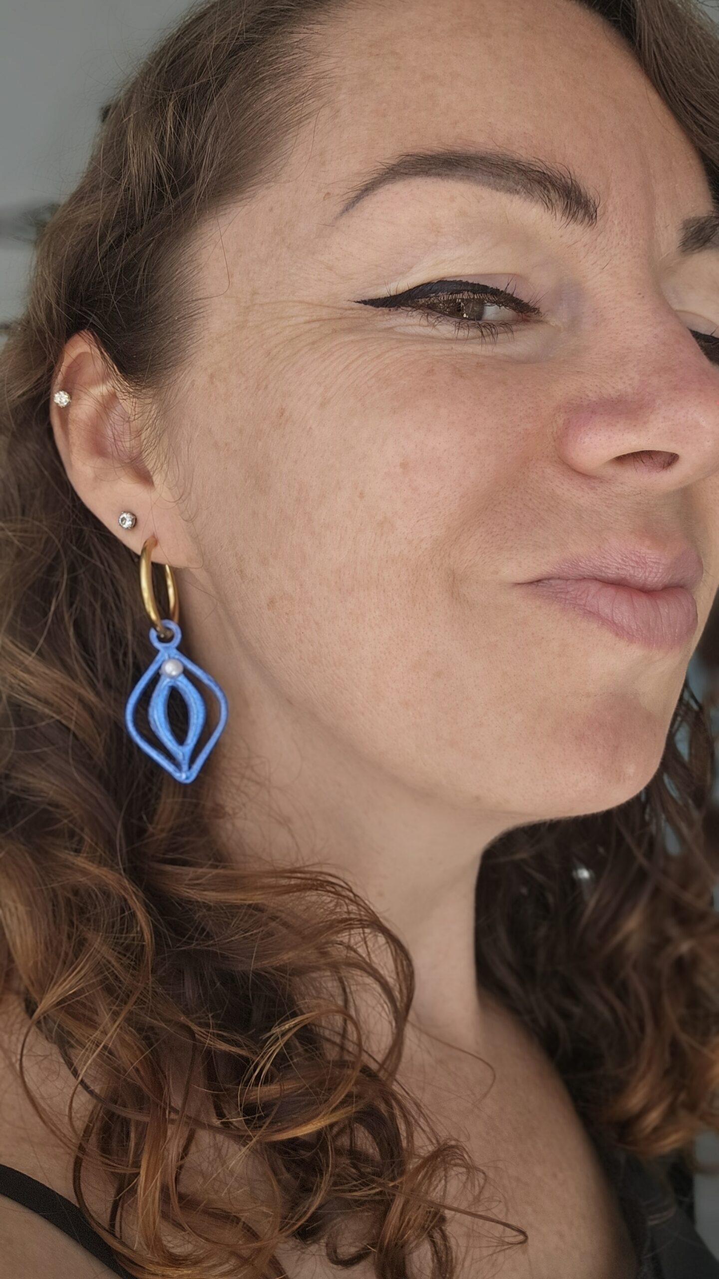 Le Generateur de Moulettes à Paillettes - Boucles d'oreilles en crochets ou créoles – Image 9